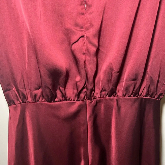 Lulu’s Classic Elegance Satin Dress — Size M - Picture 8 of 13